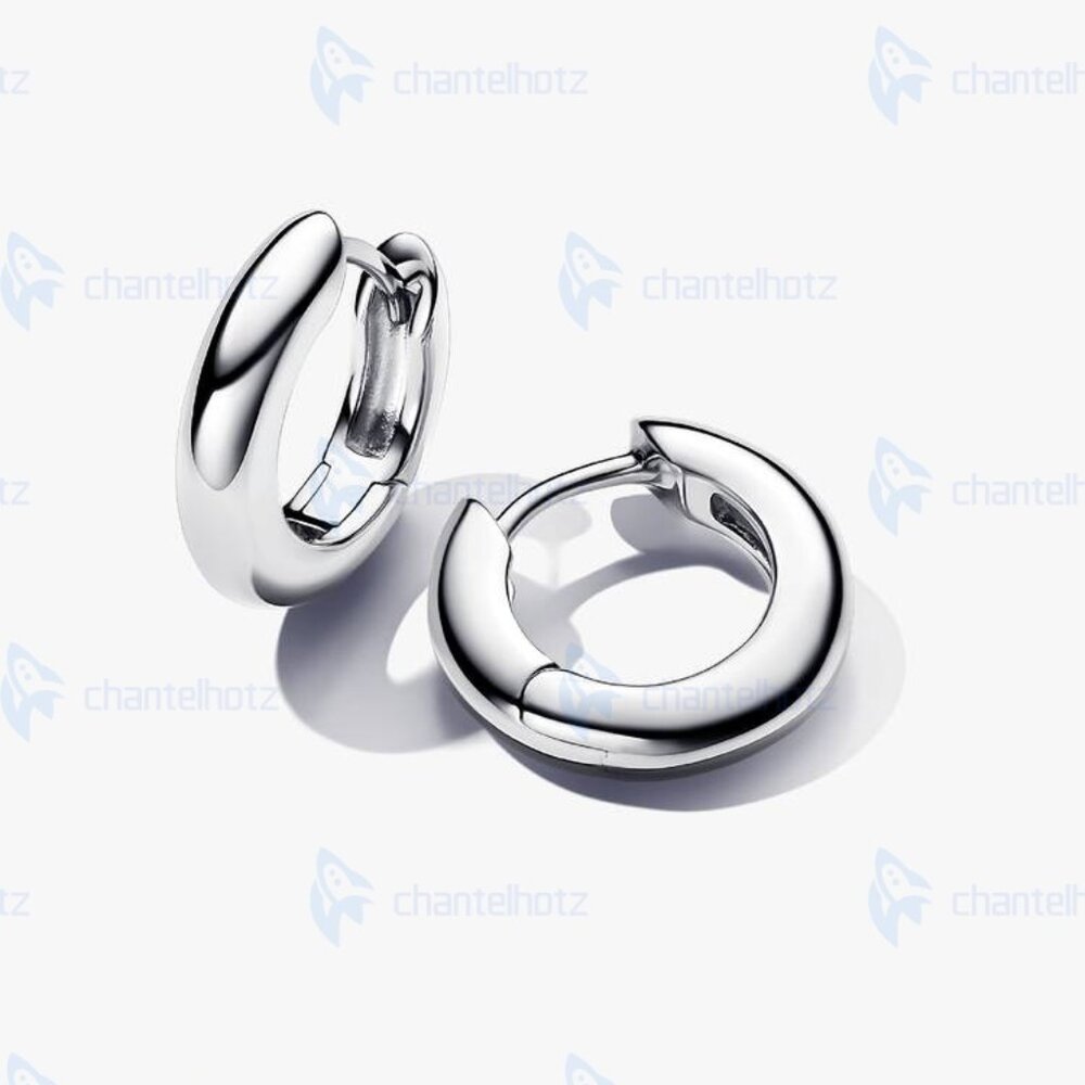 Pandora Round Hoop Earrings
